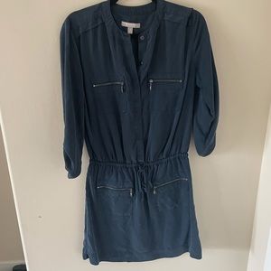 Banana Republic Utility Navy Dress SZ 8